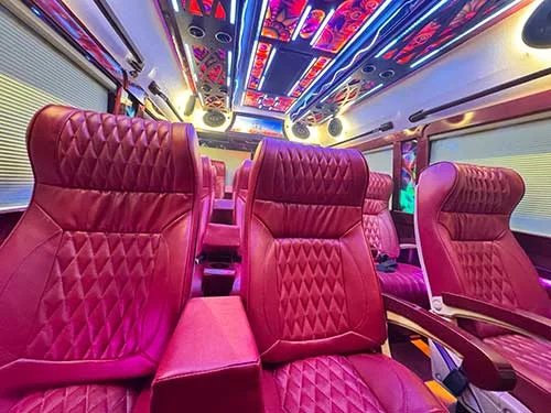 12 seater tempo traveller Kerala, tempo traveller hire Kochi, Kerala tour van rental.